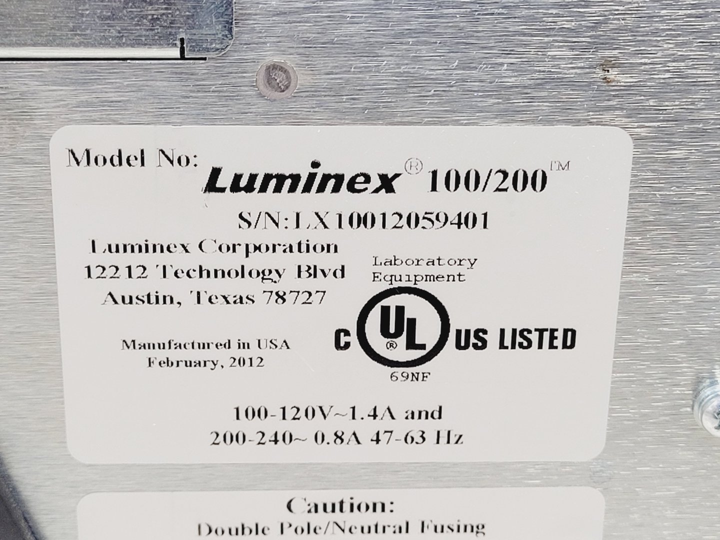 Image of Luminex 100/200 Luminex SD Luminex XYP System & Software Lab Spares/Repairs