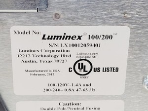 Thumbnail image of Luminex 100/200 Luminex SD Luminex XYP System & Software Lab Spares/Repairs