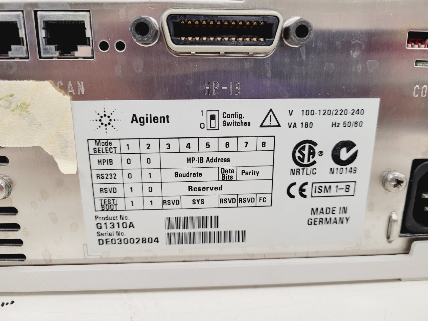 Image of Agilent 1100 Series HPLC System - G1316A, G1313A, G1315A, G1322A, G1322A, G1310A