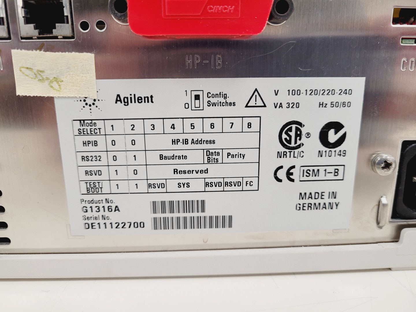 Image of Agilent 1100 Series HPLC System - G1316A, G1313A, G1315A, G1322A, G1322A, G1310A