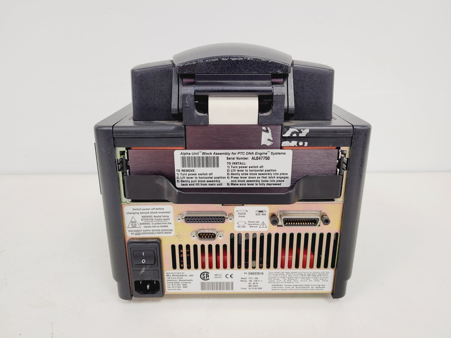 Image of MJ Research PTC-200 Peltier Thermal Cycler 96 x 0.2ml Lab
