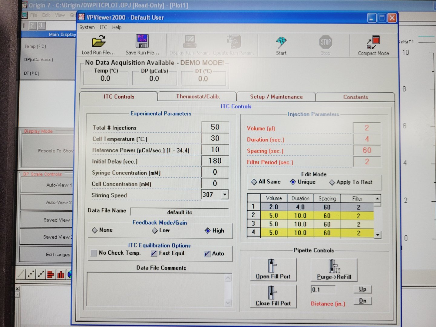Image of MicroCal VP-ITC MicroCalorimeter System with PC & Software Lab