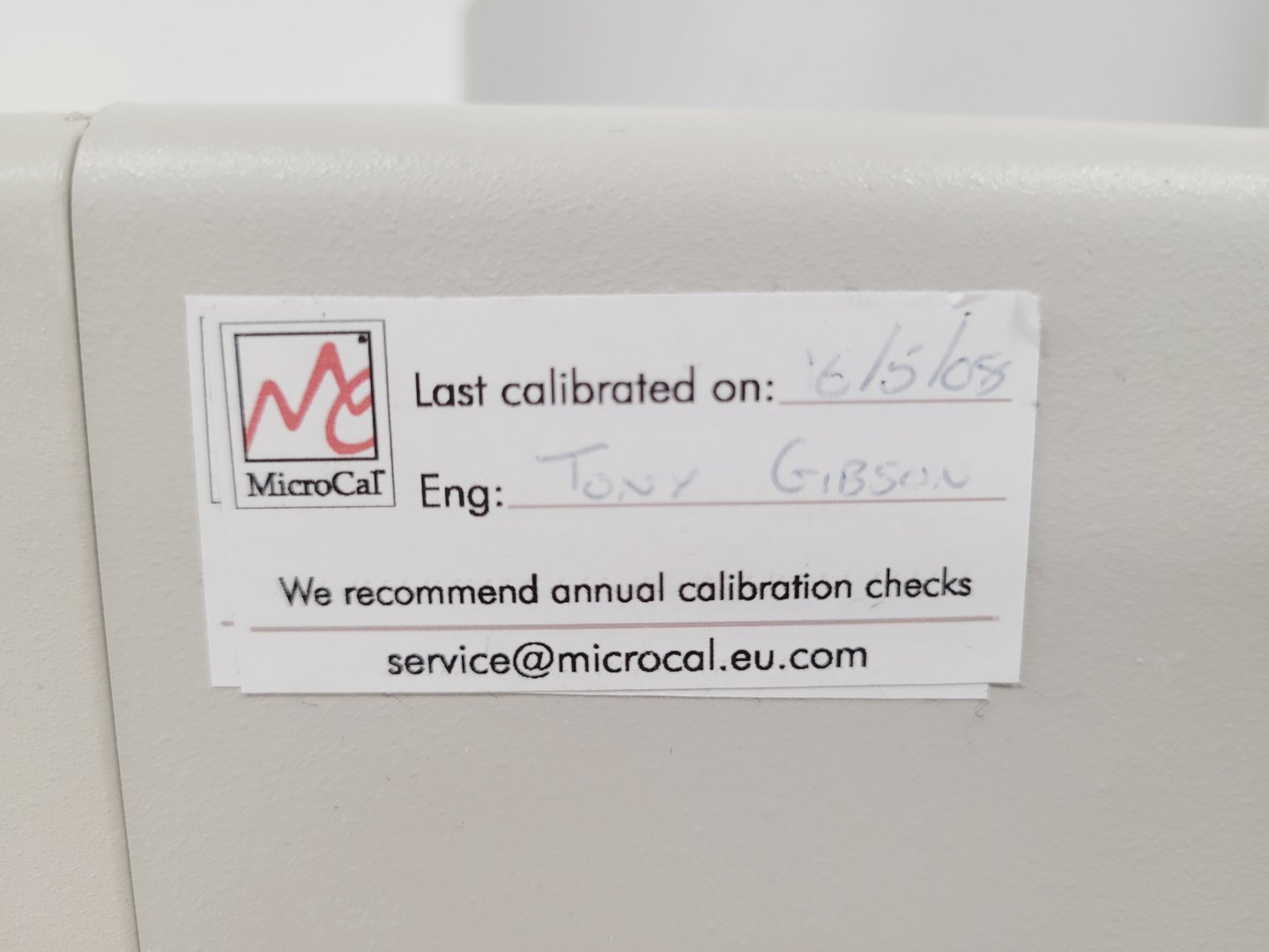 Image of MicroCal VP-ITC MicroCalorimeter System with PC & Software Lab