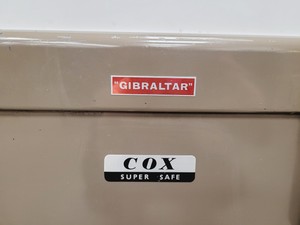 Thumbnail image of Cox "Gibraltar" Super Bank Safe with Keys