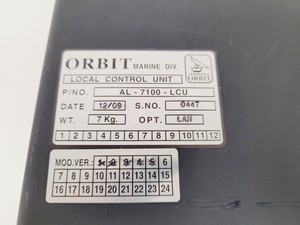 Thumbnail image of Orbit Marine Local Control Unit AL-7100-LCU 