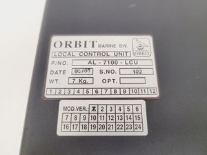 Thumbnail image of Orbit Marine Test Local Control Unit AL-7100-LCU 