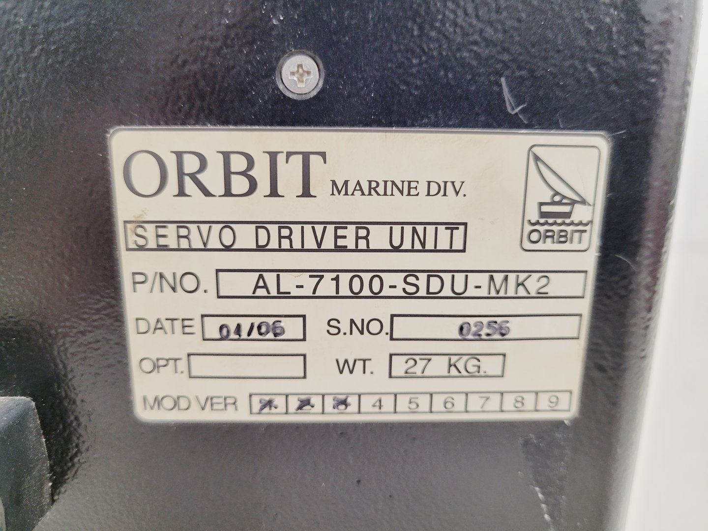 Image of Orbit Marine AL-7100-SDU-MK2 Servo Driver Unit Lab Spares/Repairs