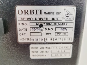 Thumbnail image of Orbit Marine AL-7100-SDU-MK2 Servo Driver Unit Lab