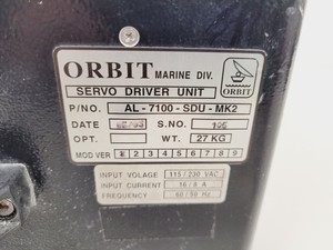 Thumbnail image of Orbit Marine Div AL-7100-SDU-MK2 Servo Driver Unit lab