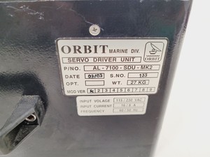 Thumbnail image of Orbit Marine Division AL-7100-SDU-MK2 Servo Driver Unit Lab