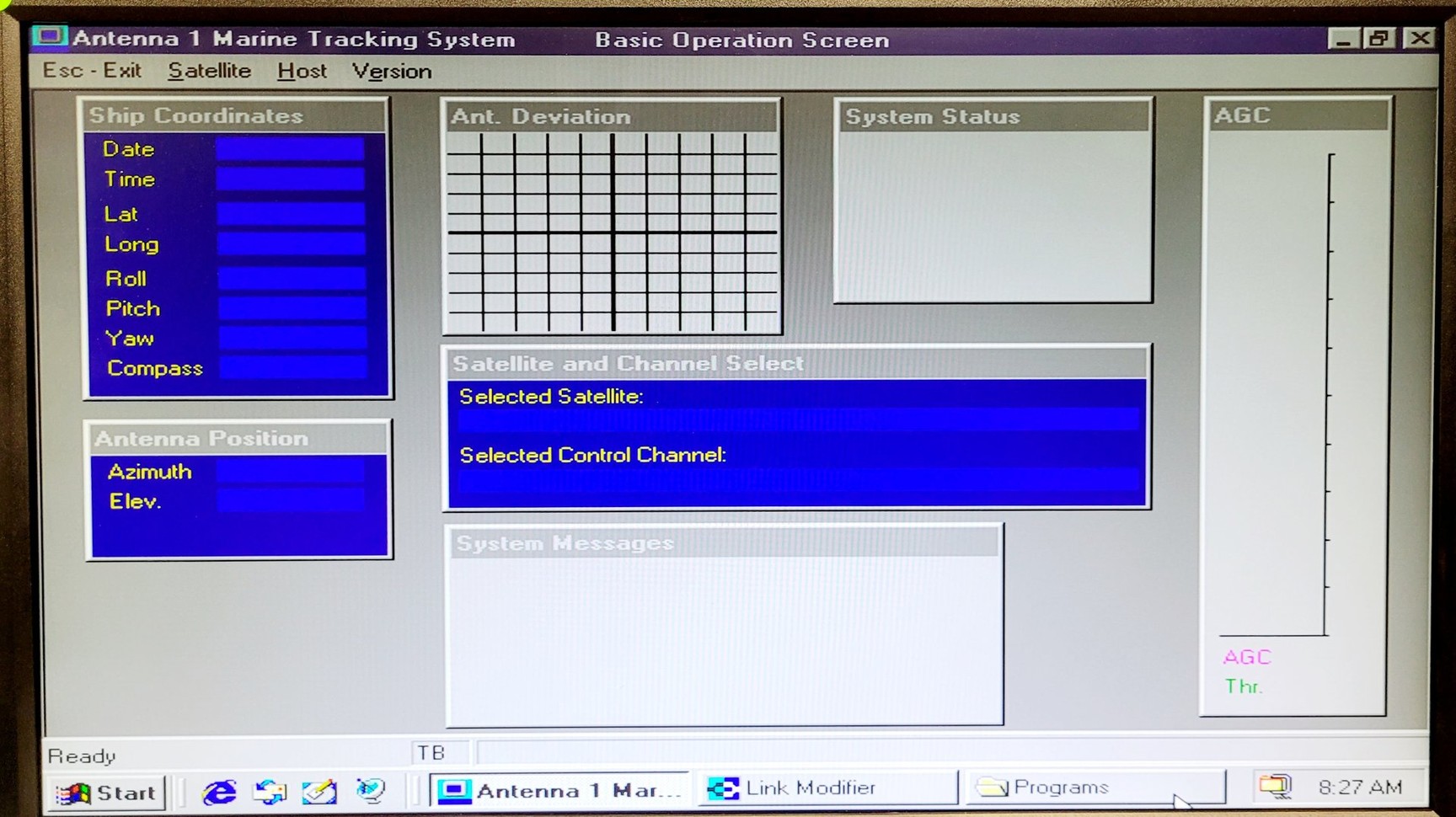 Image of Orbit Marine AL-7200-CCU Central Control Unit Lab Faulty Screen