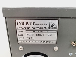 Thumbnail image of Orbit Marine AL-7200-3M Tracking Controller Lab Faulty Screen