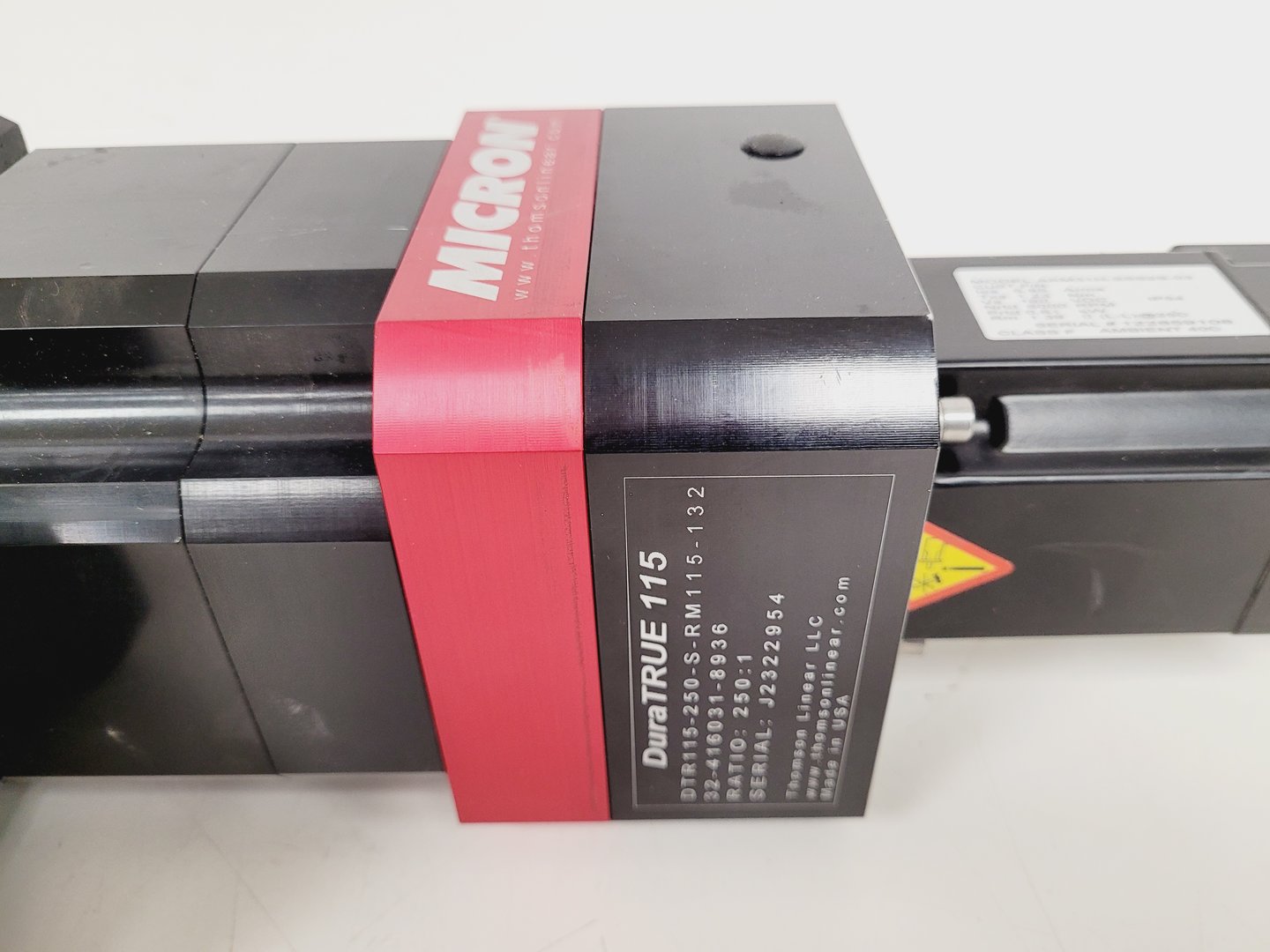 Image of Thomson DuraTRUE 115 Linear Micron  Gear Motor Ratio:250:1 Y-Axis