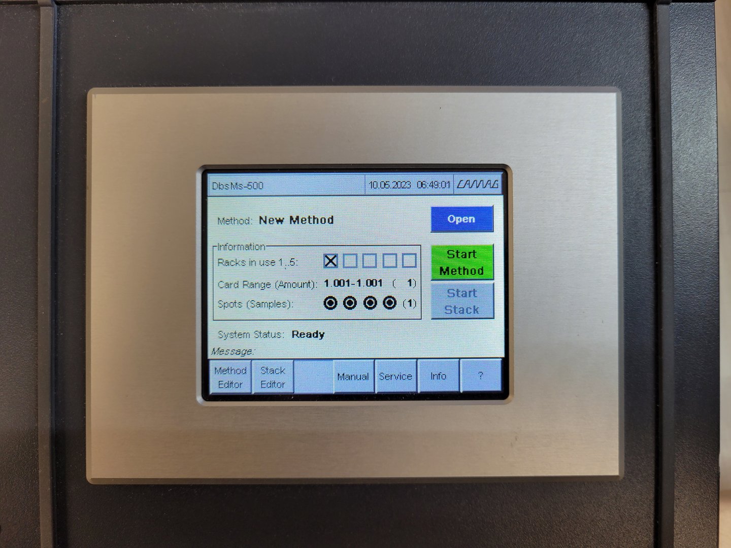 Image of Camag DBS-MS 500 HCT Dried Blood Spot Processing Machine with CTC PAL RSI Lab