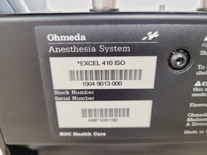 Thumbnail image of Ohmeda Anaesthesia System Excel 410 Lab