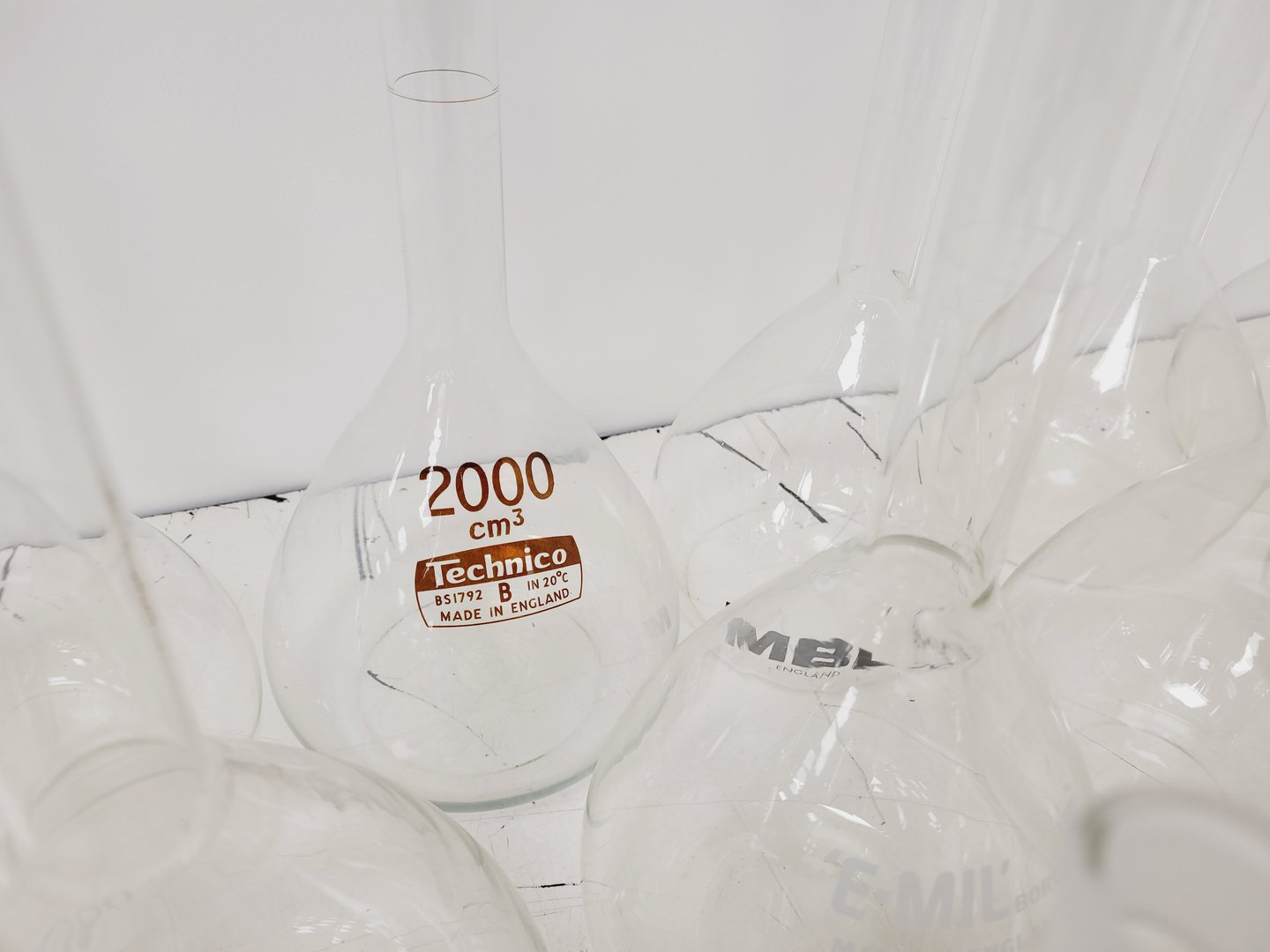 Image of Laboratory Glassware Job Lot Schott Duran Fisherbrand Mixed