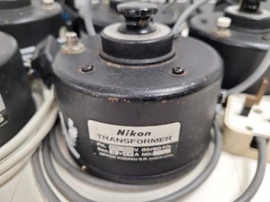 Thumbnail image of Job Lot of 16 Grey Nikon Stereo Microscopes & Transformers Lab