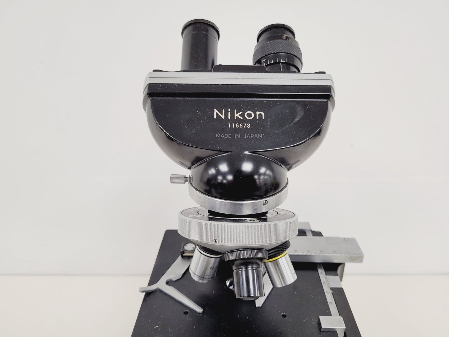 Image of Job lot of 21 x Black Nikon Compound Microscopes with Accessories Lab