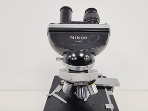 Thumbnail image of Job lot of 21 x Black Nikon Compound Microscopes with Accessories Lab