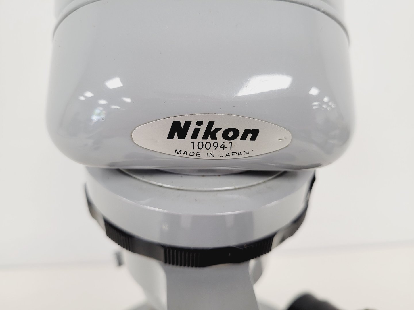 Image of Job Lot of 9 Grey Nikon Stereo Microscopes & Transformers Lab
