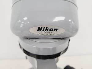 Thumbnail image of Job Lot of 9 Grey Nikon Stereo Microscopes & Transformers Lab