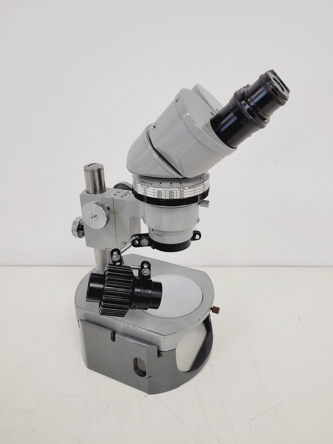 Image of Job Lot of 9 Grey Nikon Stereo Microscopes & Transformers Lab