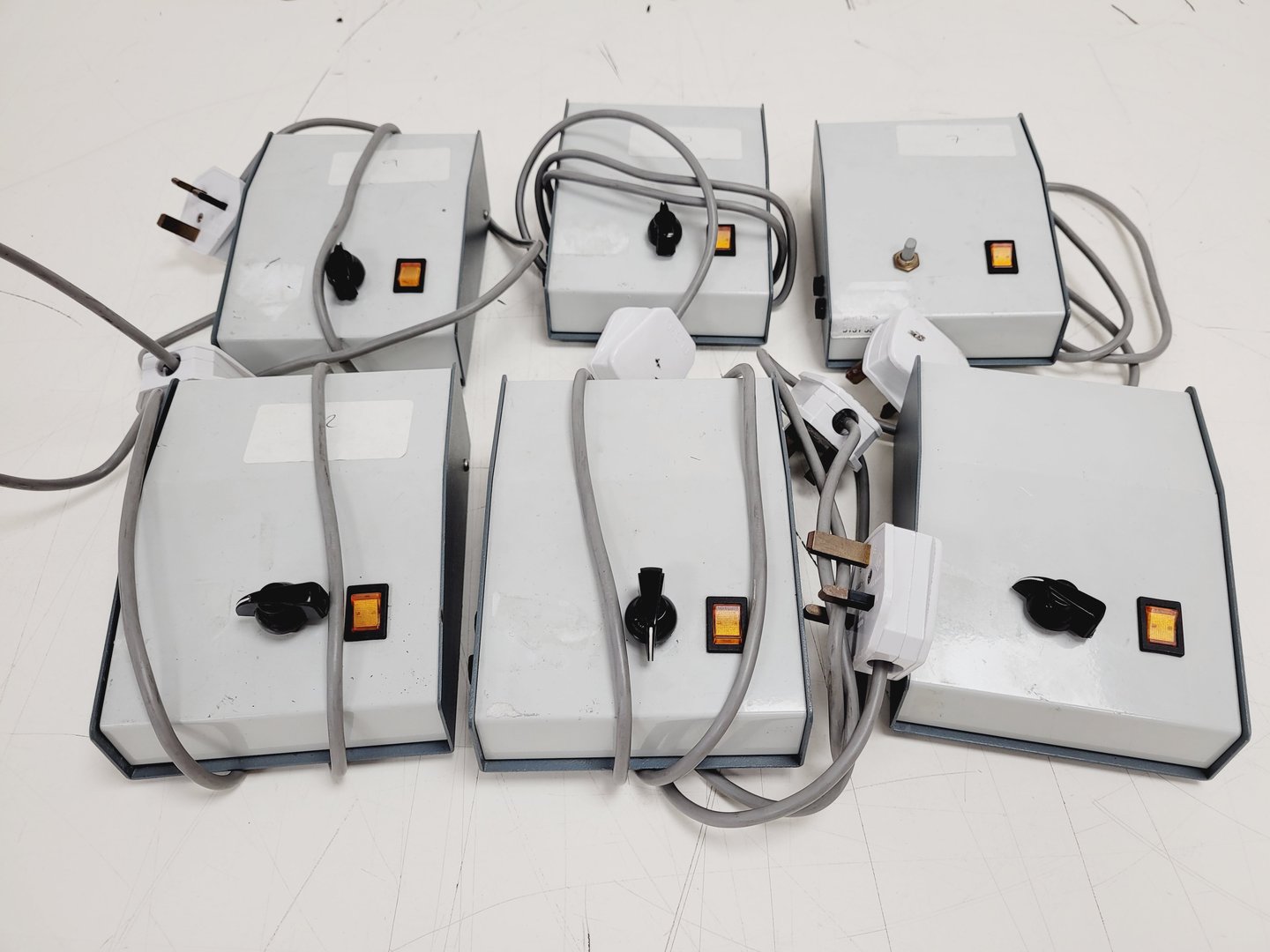 Image of Job Lot of Nikon Microscope Lamp Power Supply Transformers Lab
