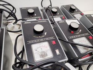 Thumbnail image of Job Lot of Nikon Microscope Lamp Power Supply Transformers Lab