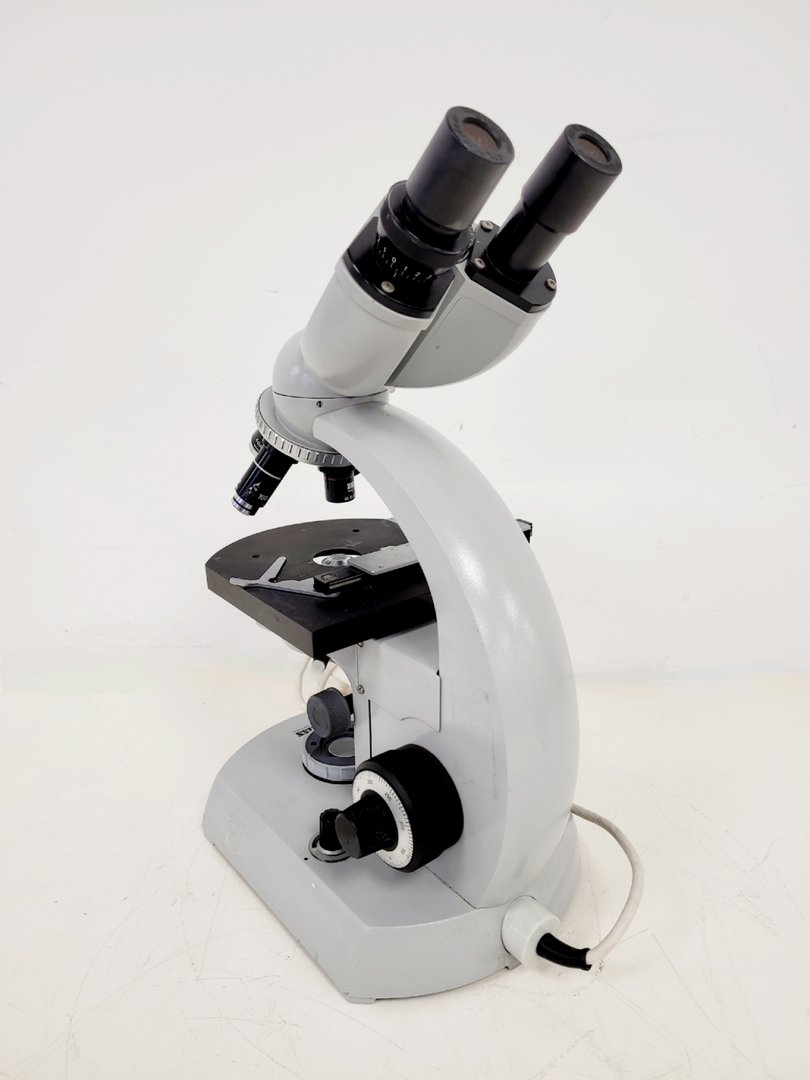 Image of Carl Zeiss Binocular Microscope w/ 4 Objectives 100/1.25 Oel 160/- Lab