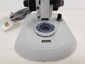 Thumbnail image of Carl Zeiss Binocular Microscope w/ 3 Objectives 160/0.17 Lab