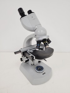 Thumbnail image of Carl Zeiss Binocular Microscope w/ 3 Objectives 160/0.17 Lab