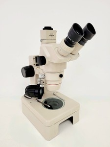 Thumbnail image of Olympus SZ40 Stereo Zoom Microscope SZ-ST with SZ-CTV C-Mount Camera Adapter Lab