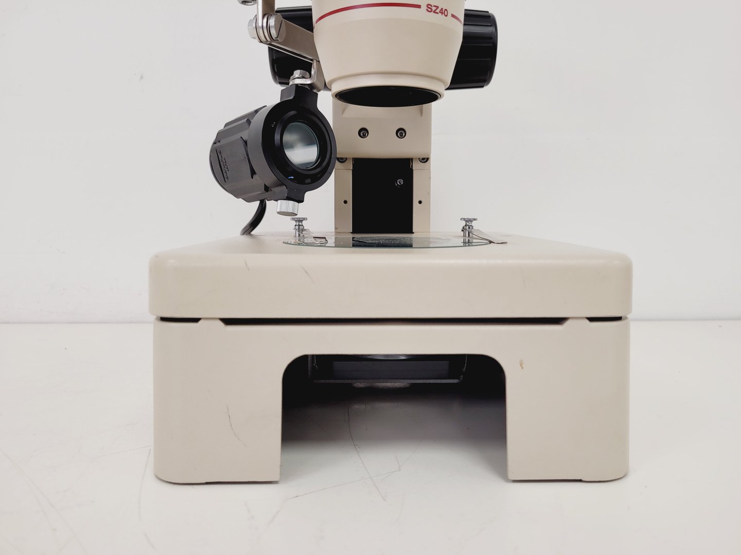 Image of Olympus SZ40 Stereo Zoom Microscope SZ-ST with SZ-CTV C-Mount Camera Adapter Lab