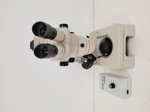 Thumbnail image of Olympus SZ40 Stereo Zoom Microscope SZ-ST with SZ-CTV C-Mount Camera Adapter Lab