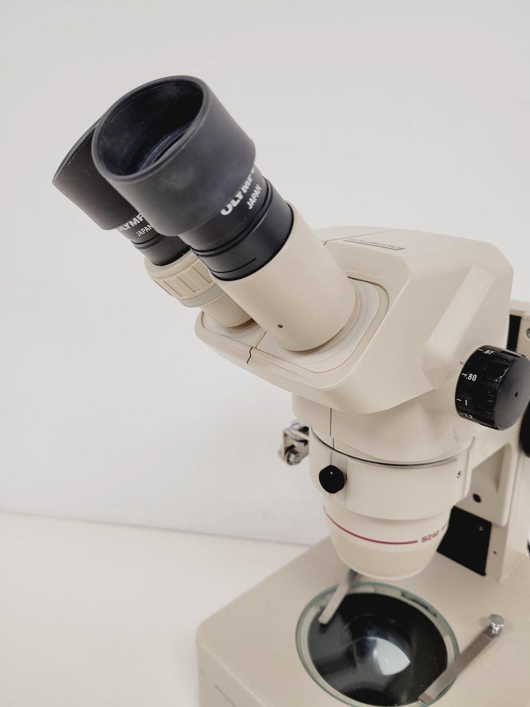 Image of Olympus SZ40 Stereo Zoom Microscope SZ-ST GSWH10X/22 Lab