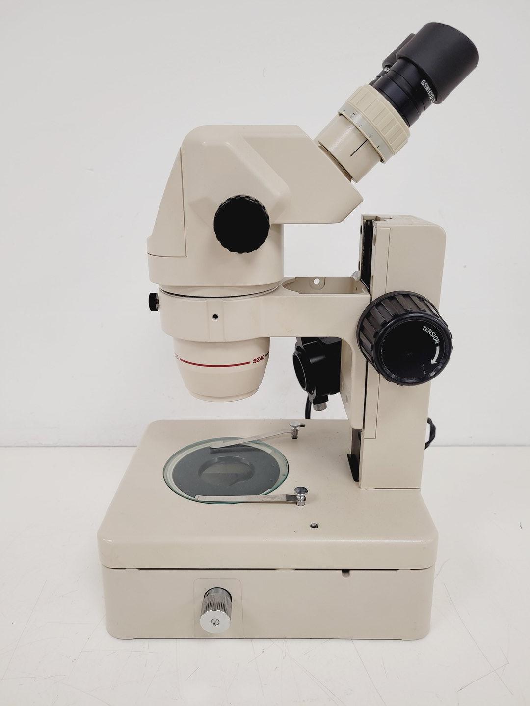 Image of Olympus SZ40 Stereo Zoom Microscope SZ-ST GSWH10X/22 Lab