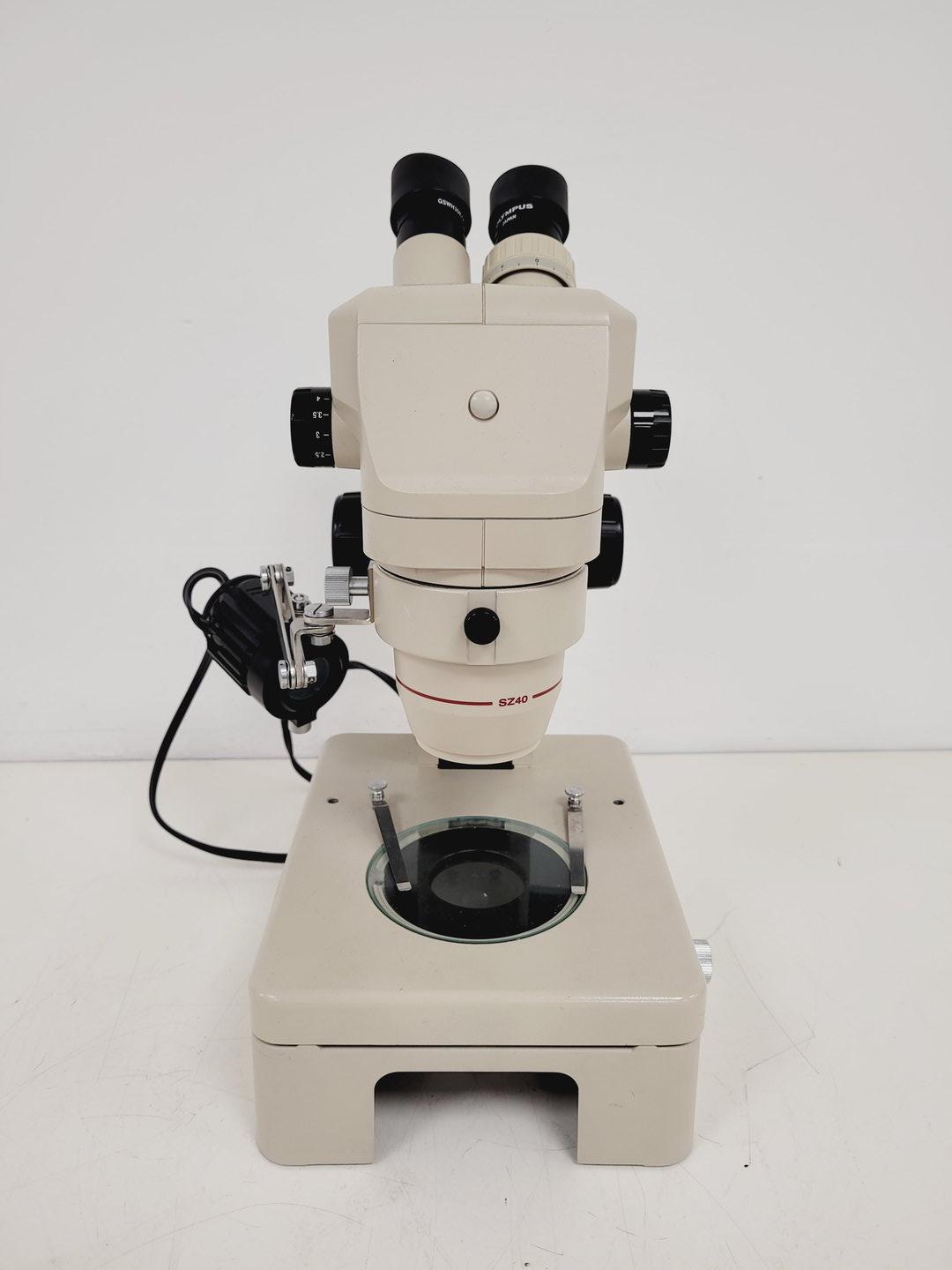 Image of Olympus SZ40 Stereo Zoom Microscope SZ-ST GSWH10X/22 Lab