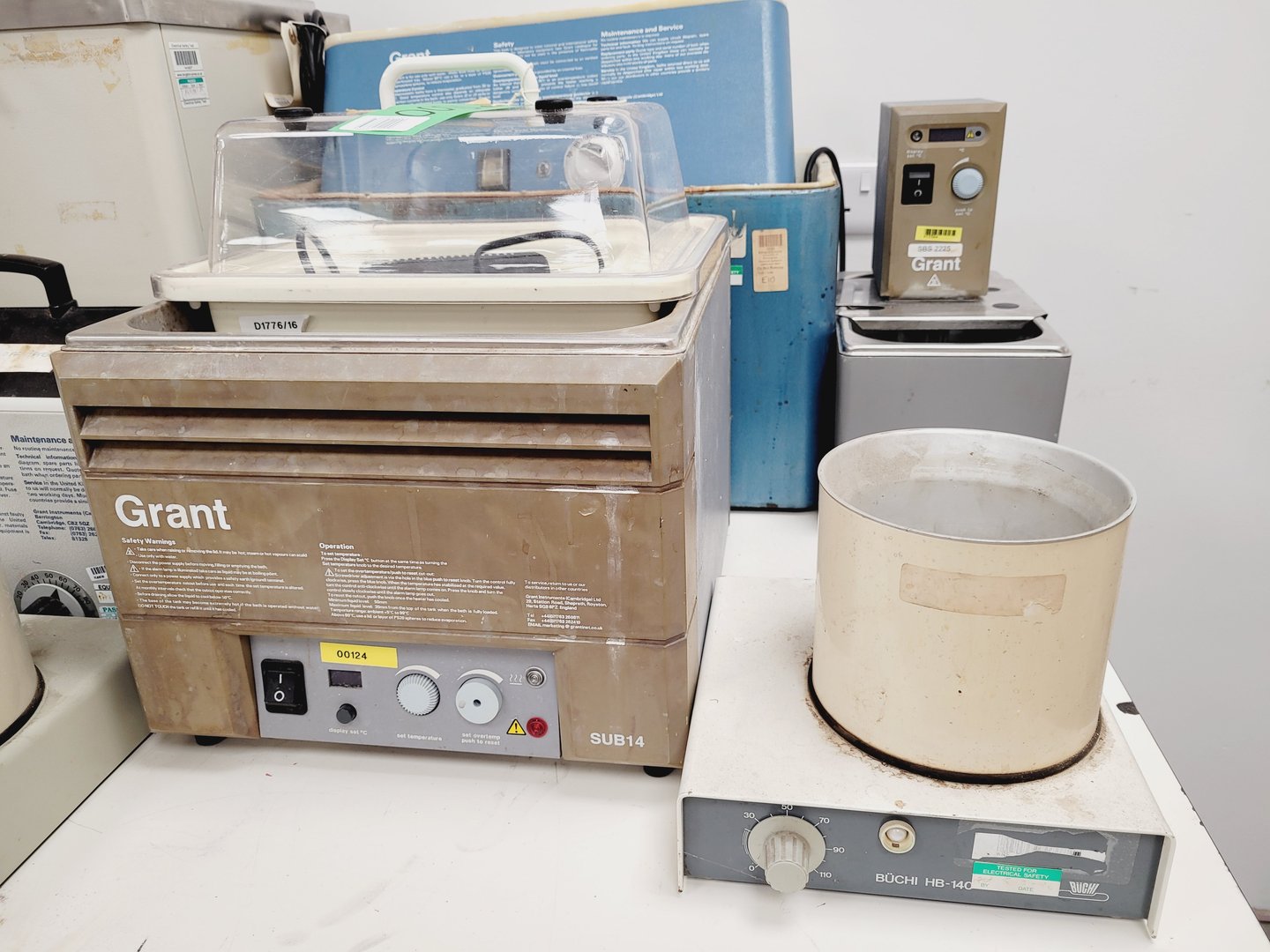 Image of Job Lot of Laboratory Water Baths - Stirred, Unstirred, - Grant, Fisher, Clifton