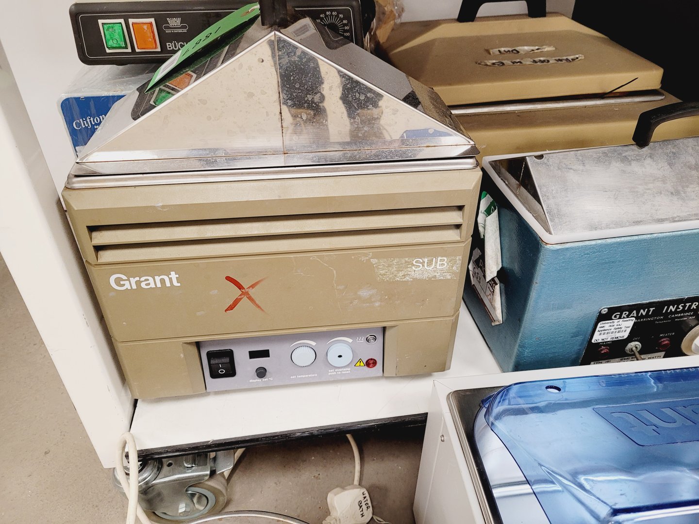 Image of Job Lot of Laboratory Water Baths - Stirred, Unstirred, - Grant, Fisher, Clifton