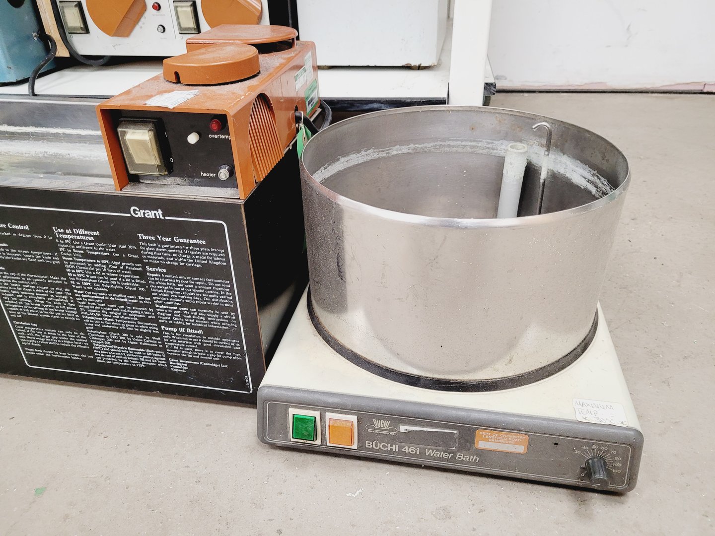 Image of Job Lot of Laboratory Water Baths - Stirred, Unstirred, - Grant, Fisher, Clifton