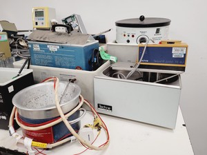 Thumbnail image of Job Lot of Laboratory Water Baths - Stirred, Unstirred, Grant, Haake, Techne Lab
