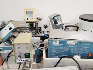 Thumbnail image of Job Lot of Laboratory Water Baths - Stirred, Unstirred, Grant, Haake, Techne Lab