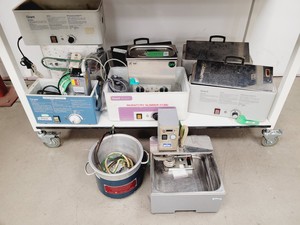 Thumbnail image of Job Lot of Laboratory Water Baths - Stirred, Unstirred, Grant, Haake, Techne Lab