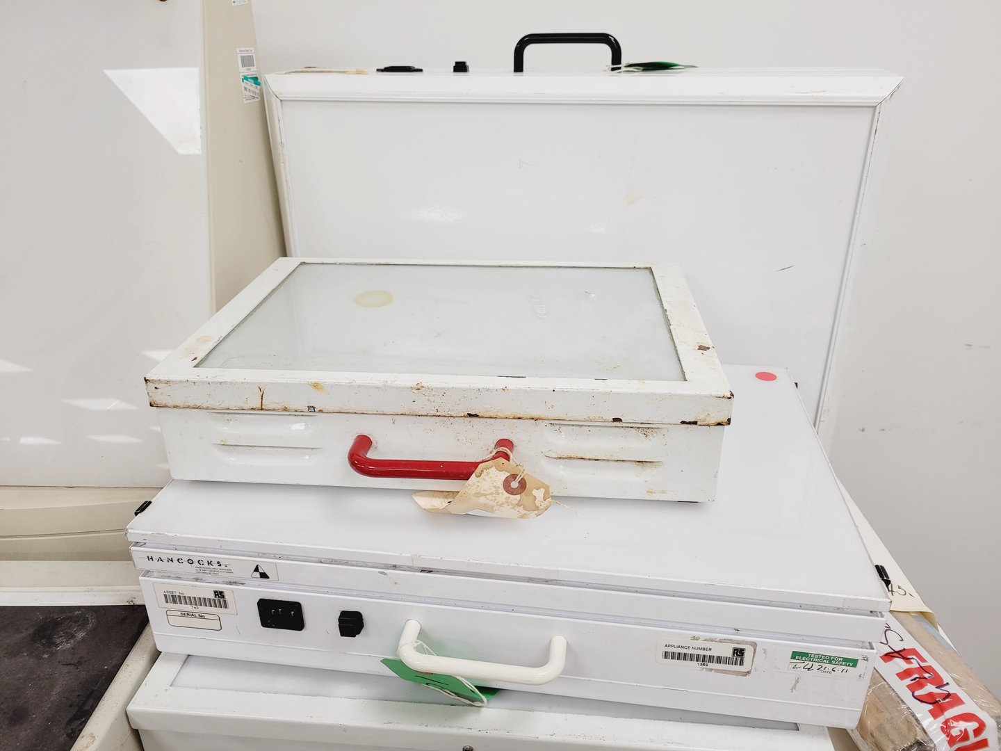 Image of Job Lot of Laboratory Light Boxes - X-Ray Viewers, UV Transilluminators Lab
