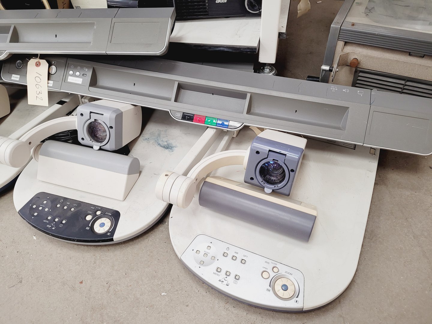 Image of Large IT & AV Equipment Job Lot - Projectors, Cameras, VHS, DVD, - Nikon, JVC,