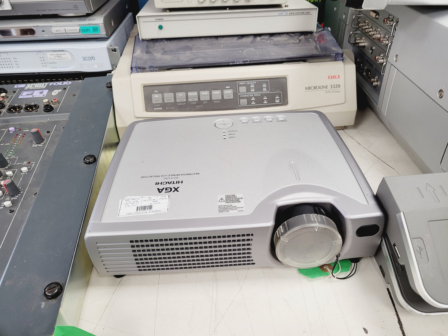 Image of Large IT & AV Equipment Job Lot - Projectors, Cameras, VHS, DVD, - Nikon, JVC, 
