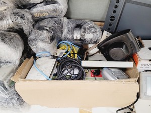 Thumbnail image of Large IT & AV Equipment Job Lot - Projectors, Cameras, VHS, DVD, - Nikon, JVC,