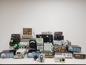 Thumbnail image of Large Lot Electrical Engineering Units Power Supplies, Pulse Function Generators