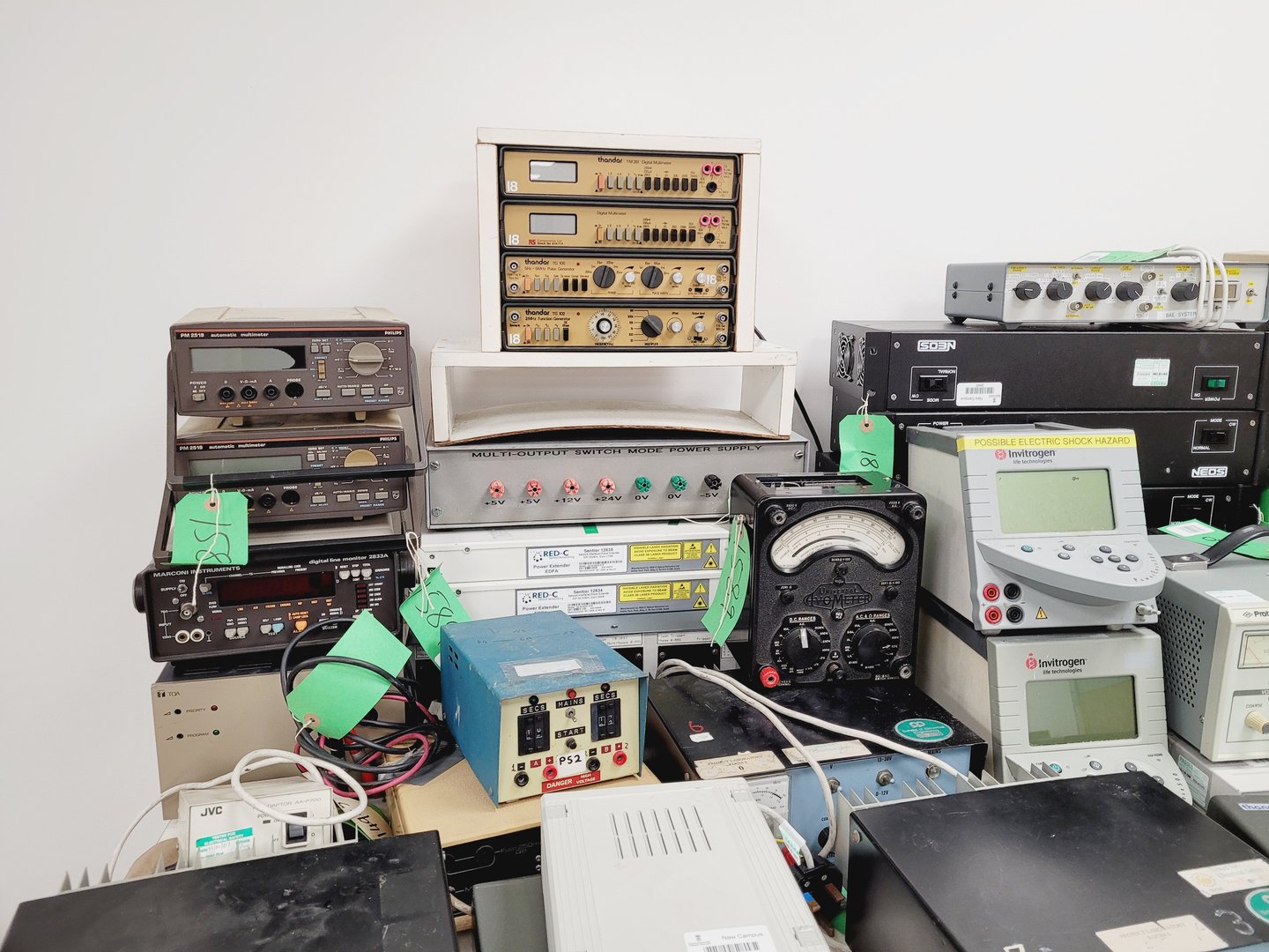 Image of Large Lot Electrical Engineering Units Power Supplies, Pulse Function Generators