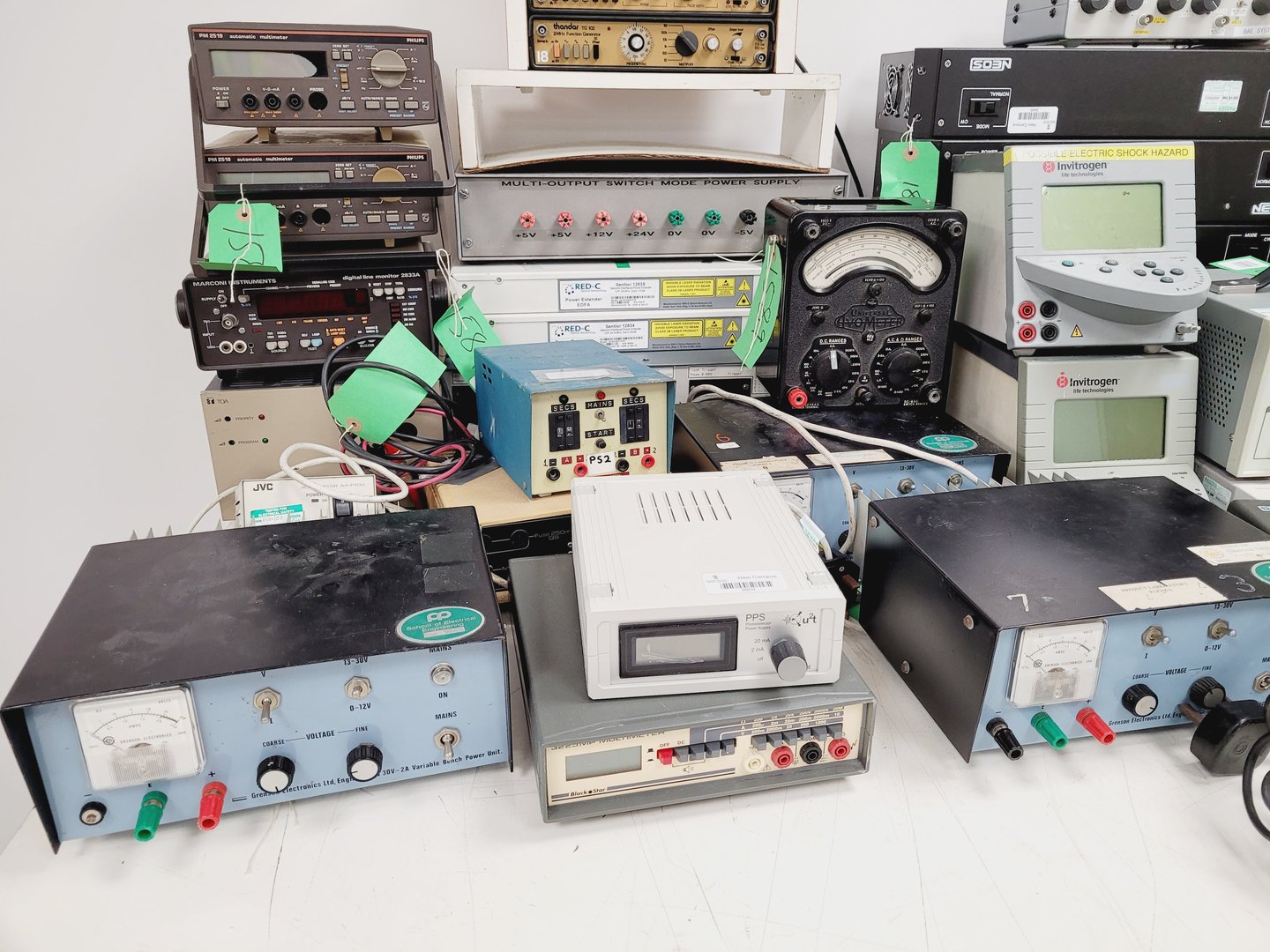 Image of Large Lot Electrical Engineering Units Power Supplies, Pulse Function Generators